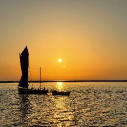 Sonnenuntergangsfahrt