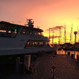 Sonnenuntergangsfahrt